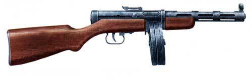 пистолет-пулемет Дегтярева